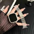 For Apple Watch 40mm / 41mm Chameleon PC Case Epoxy Resin Watch Band(Color Changing Gold) - 2