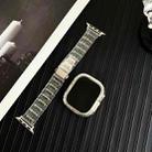 For Apple Watch 40mm / 41mm Chameleon PC Case Epoxy Resin Watch Band(Color Changing Gold) - 3