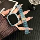 For Apple Watch 44mm / 45mm Chameleon PC Case Epoxy Resin Watch Band(Color Changing Blue) - 2