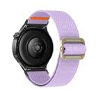 20mm Universal Mechanical Drip Elastic Nylon Watch Band(Lavender) - 2