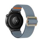 20mm Universal Mechanical Drip Elastic Nylon Watch Band(Haze Blue) - 2