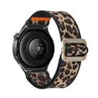 20mm Universal Mechanical Drip Elastic Nylon Watch Band(Classic Leopard) - 2