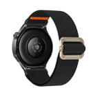 22mm Universal Mechanical Drip Elastic Nylon Watch Band(Black) - 2