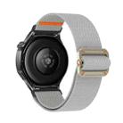 22mm Universal Mechanical Drip Elastic Nylon Watch Band(Gray) - 2