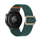 22mm Universal Mechanical Drip Elastic Nylon Watch Band(Ink Green) - 2