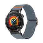 22mm Universal Mechanical Drip Elastic Nylon Watch Band(Haze Blue) - 1