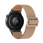 22mm Universal Mechanical Drip Elastic Nylon Watch Band(Dark Pink) - 2