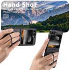 For Samsung Galaxy Z Flip6 Suteni G3 Oil Wax 360 Rotation Holder MagSafe Back Phone Case(Black) - 3