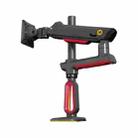 NORTH BAYOU L70 RGB Lighting Gaming Monitor Adjustable Arm Stand Curved Monitors Bracket - 2