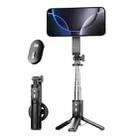 P08Y Pro Portable Travel Selfie Stick Tripod Mini Magsafe Phone Stand with Remote Control(Black) - 1