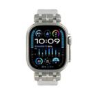 For Apple Watch 46mm / 49mm / 45mm / 44mm H016 Functional Series Twill Texture TPU Watch Band(Titanium Starlight) - 3