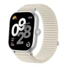 For Redmi Watch 5 / Watch 4 Woven Nylon Hook And Loop Fastener Watch Band(Starlight) - 1