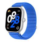 For Redmi Watch 5 / Watch 4 Woven Nylon Hook And Loop Fastener Watch Band(Klein Blue) - 1