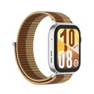 For Huawei Watch Fit 4 / Fit 4 Pro / Fit 3 Integrated Loop Nylon Watch Band(Light Brown) - 3