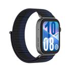 For Huawei Watch Fit 4 / Fit 4 Pro / Fit 3 Integrated Loop Nylon Watch Band(Deep Blue) - 3