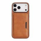 For iPhone 17 Pro Max Kalebol Strong MagSafe Magnetic Two-Fold Card Bag Leather Phone Case(Brown) - 2