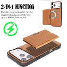 For iPhone 17 Pro Max Kalebol Strong MagSafe Magnetic Two-Fold Card Bag Leather Phone Case(Brown) - 3