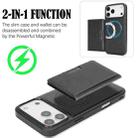 For iPhone 17 Pro Kalebol Strong MagSafe Magnetic Two-Fold Card Bag Leather Phone Case(Black) - 3