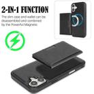 For iPhone 17 Kalebol Strong MagSafe Magnetic Two-Fold Card Bag Leather Phone Case(Black) - 3