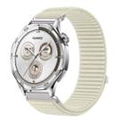 18mm Woven Nylon Hook And Loop Fastener Watch Band(Starlight) - 1