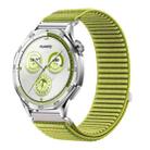 22mm Woven Nylon Hook And Loop Fastener Watch Band(Wilderness Green) - 1