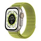 For Apple Watch 42mm / 41mm / 40mm / 38mm Wild Mountain Texture Woven Nylon Watch Band(Wilderness Green) - 1
