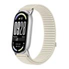 For Xiaomi Smart Band 10 / 9 / 8 Woven Nylon Hook And Loop Fastener Watch Band(Starlight) - 1