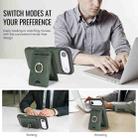 For iPhone 17 Air Kalebol Strong MagSafe Ring Magnetic Card Bag Holder Leather Phone Case(Green) - 3