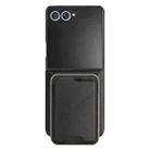 For Samsung Galaxy Z Flip7 Kalebol Slim MagSafe Ring Magnetic Card Bag Leather Phone Case(Black) - 2