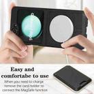 For Samsung Galaxy Z Flip6 Kalebol Slim MagSafe Ring Magnetic Card Bag Leather Phone Case(Black) - 3
