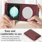 For Samsung Galaxy Z Flip6 Kalebol Slim MagSafe Ring Magnetic Card Bag Leather Phone Case(Red) - 3
