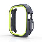 For Apple Watch Ultra 49mm  Two-Color Half Wrap PC Protective Case(Yellow) - 2