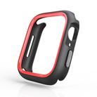 For Apple Watch 44mm / 45mm Two-Color Half Wrap PC Protective Case(Red) - 3