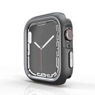 For Apple Watch 44mm / 45mm Two-Color Half Wrap PC Protective Case(Gray) - 1