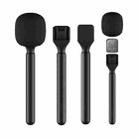 XWJ70 Portable Wireless Microphone Boom Professional Interview Recording Microphone Handheld Stick(Black) - 2