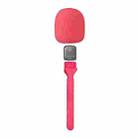XWJ70 Portable Wireless Microphone Boom Professional Interview Recording Microphone Handheld Stick(Pink) - 1