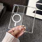 For Samsung Galaxy Z Fold7 5G Clear MagSafe Four-corner Anti-fall Phone Case(Transparent) - 2