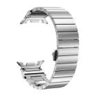 For Samsung Galaxy Watch 8 40mm / 44mm Bamboo Joint Stainless Steel Watch Band(Silver) - 3