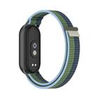For Xiaomi Smart Band 10 / 9 / 8 Tail Style Nylon Hook And Loop Fastener Watch Band(Deep Blue) - 3