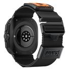 For Samsung Galaxy Watch Ultra 47mm Kalebol Braided Nylon Sport Watch Band(Black) - 2