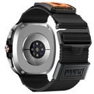 For Samsung Galaxy Watch 8 40mm / 44mm Kalebol Braided Nylon Sport Watch Band(Black) - 2