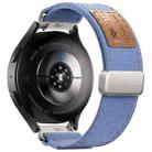 18mm Kalebol Cool Denim Magnetic Buckle Watch Band(Light Blue) - 2