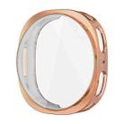For Samsung Galaxy Watch8 40mm ENKAY Hat-Prince Full Coverage Electroplated Soft TPU Case with Screen Protection(Rose Gold) - 1