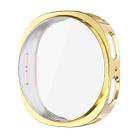For Samsung Galaxy Watch8 44mm ENKAY Hat-Prince Full Coverage Electroplated Soft TPU Case with Screen Protection(Golden) - 1