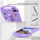For Xiaomi  Redmi Pad 2  11 2025 Handle Kickstand Children EVA Shockproof Tablet Case(Light Purple) - 3