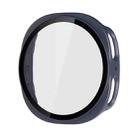 For Samsung Galaxy Watch8 44mm ENKAY Hat-Prince Full Coverage Tempered Glass Film Integrated PC Watch Case(Blue) - 1