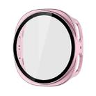 For Samsung Galaxy Watch8 44mm ENKAY Hat-Prince Full Coverage Tempered Glass Film Integrated PC Watch Case(Rose Pink) - 1