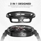 For Samsung Galaxy Watch8 44mm ENKAY Hat-Prince Full Coverage Tempered Glass Film Integrated PC Watch Case(Metal Gray) - 2