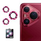 For Huawei Pura 80 Pro / Pro+ / Ultra ENKAY 9H Rear Lens Aluminium Alloy Tempered Glass Film(Rose) - 1