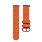 For Huawei Watch Fit 4 Pro / Fit 4 / Fit 3 Canvas Ring Buckle Nylon Watch Band(Orange) - 2